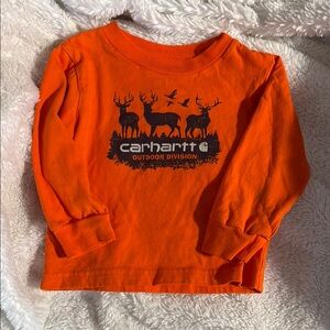 Carhartt Orange Long Sleeve Tee